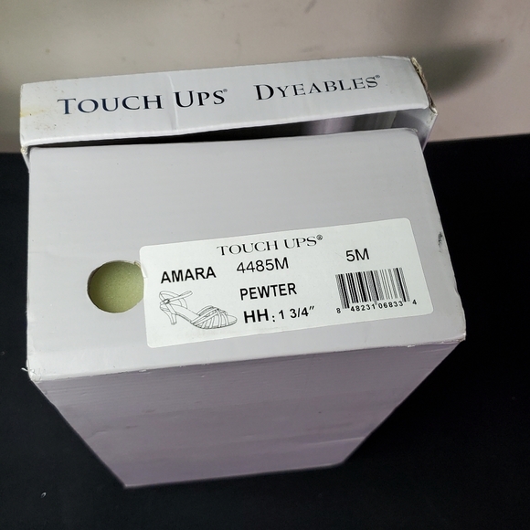 TOUCH UPS Women's Amara Heeled Sandal, Size 5, Pewter - Picture 12 of 12